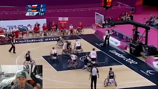 Wheelchair Basketball Ankle Breaker Compilation Reaction