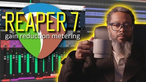 #REAPER7 Gain Reduction Metering