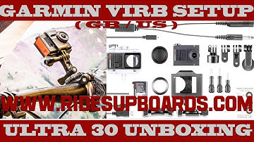 🇺🇸Unboxing Garmin VIRB Ultra 30 ACTION CAM with G-METRIX and GARMIN VIRB Apps US/GB Speaking #RSB