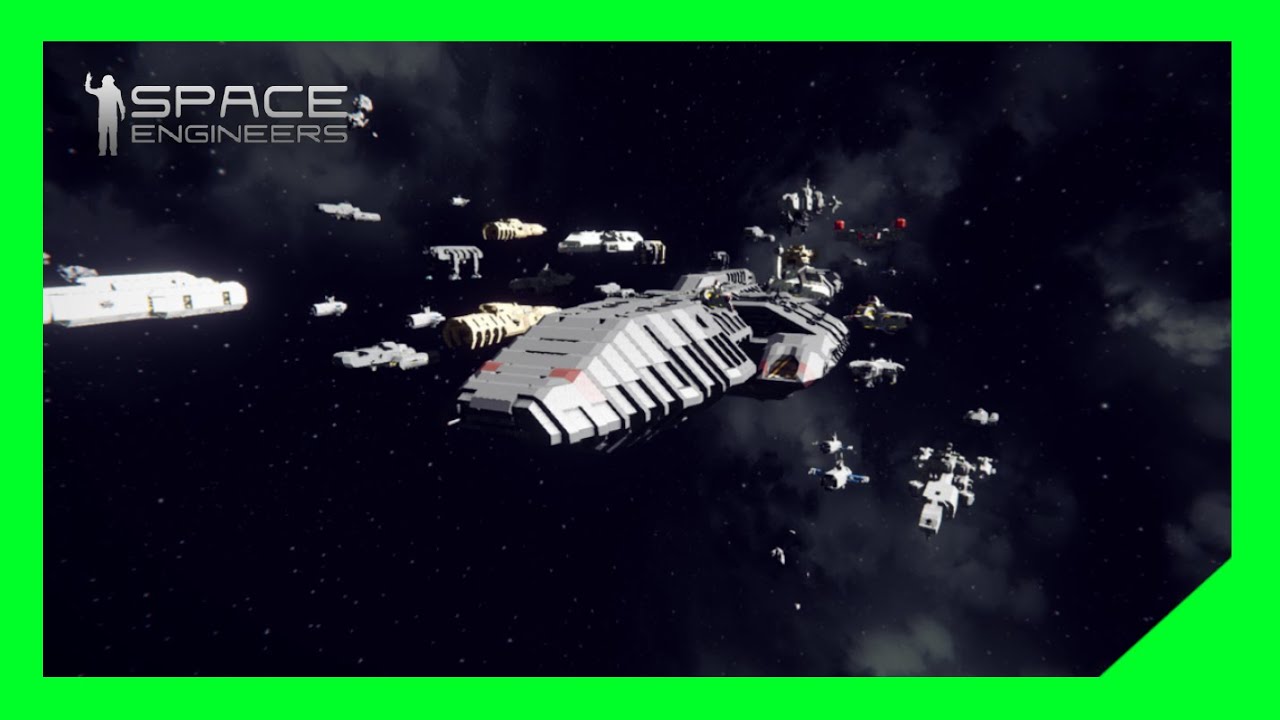 SE AI battle! Battlestar Galactica Space Engineers YouTube