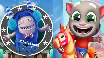 Talking Tom Fun Fair Vs Oddbods Turbo Run - Christmas Pogo - Android/iOS Gameplay