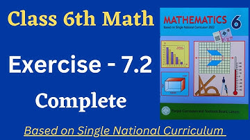 Class 6 Math New Book Exercise 7.2 [ Complete ] Class 6th Math New Book Unit 7 Exercise 7.2