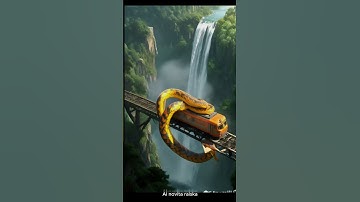 GIANT PYTHON|ABANDONED BUS |TRAVEL DISCOVERED| |NATURE EXPLORATION #ai -#trending #feedshort