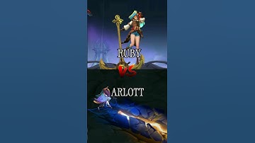 Ruby vs Arlott #mobilelegends #mlbb #shorts