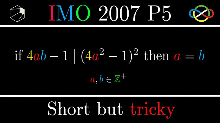 A short and tricky number theory problem | IMO 2007 P5