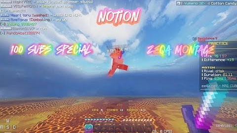 Notion | 100 Sub Special | Zeqa Montage