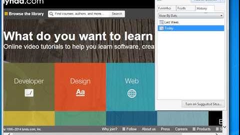 Internet Explorer Favorites