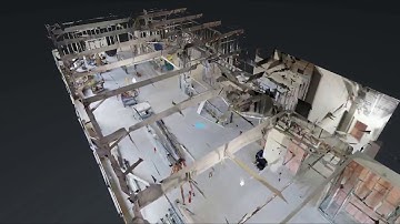 Projection 3D with Matterport equipment of a building site