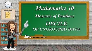 Decile Of Ungrouped Data Tagalog