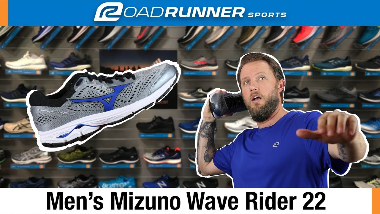 mizuno wave rider 22 mens running shoes