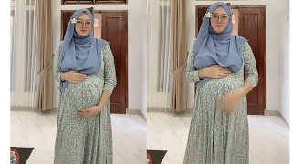 Bumil cantik hijab live