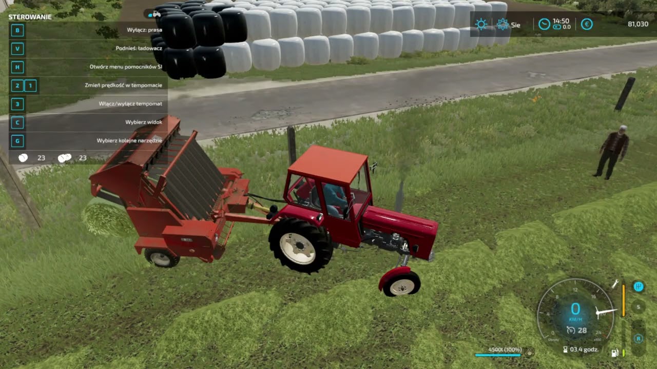 zgrabianie #9 dwóch cymbałów na gospodarstwie