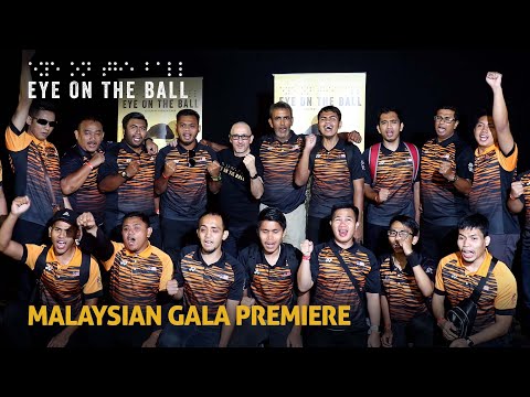 The blind football team got a standing ovation from the crowd | EYE ON THE BALL