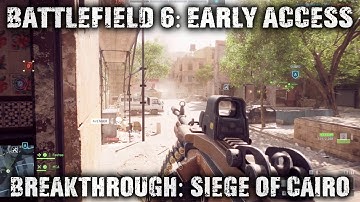 Battlefield 6 Open Beta Gameplay (Breakthrough: Siege of Cairo, 20-4 w/ Support, RTX 3060)