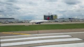Delta flight 2871 Minneapolis departure.  MD 90. Seat 4A. 7.23.17.