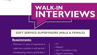 Soft Services Supervisors, Sales Assistant job #wahidiwadi #wahidbutt screenshot 2