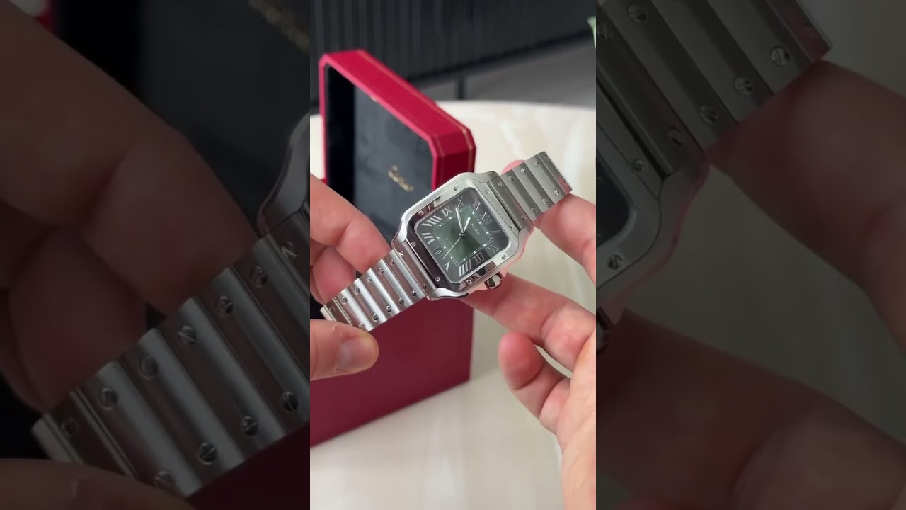 Cartier Chain Strap  and Leather Watch
