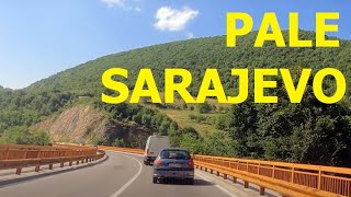 Пале – Сараево, главная дорога М5, на машине, июль 2023 г.