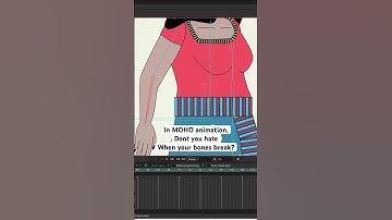 How to fix broken bones in MOHO animation #characterrigging #animation #tutorial