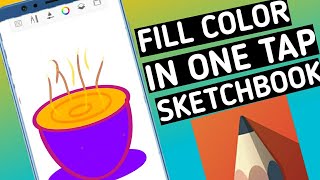 Sketchbook tutorial -How to fill color in sketchbook #fillcolor #sketchbook #autodesksketchbook screenshot 2