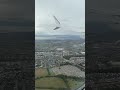 Ryanair Morning landing in Dublin | wing views✈️ #aviation #flightsimulator #ryanair