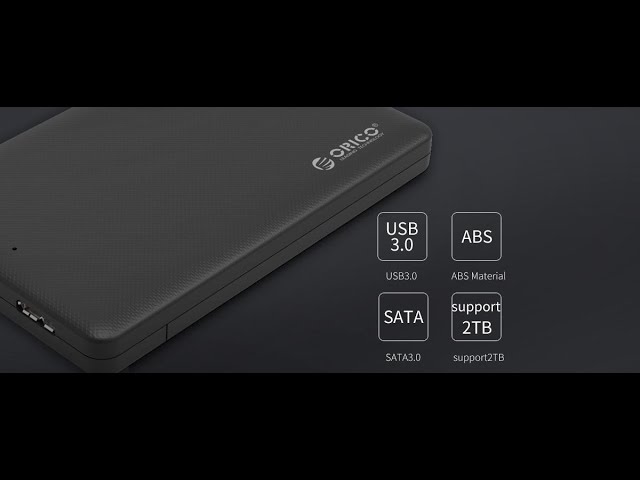HỘP ĐỰNG Ổ CỨNG 2.5" SSD/HDD SATA 3 USB 3.0 ORICO- 2577U3