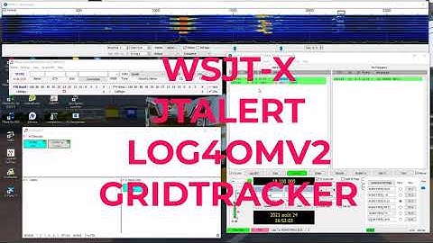Configuration Wsjt-x Jtalert GridTracker Et Log4om en FT8💫🌀🌈✨😘💜🙏