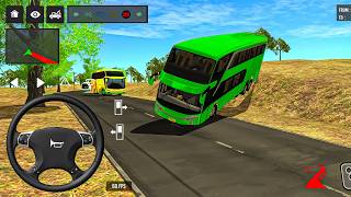 🚌🧿 EURO COACH BUS DANGEROUS HILL DRIVE! 😱🔥 | NEW MOD UPDATE | BUS SIMULATOR INDONESIA #bussid ... screenshot 5