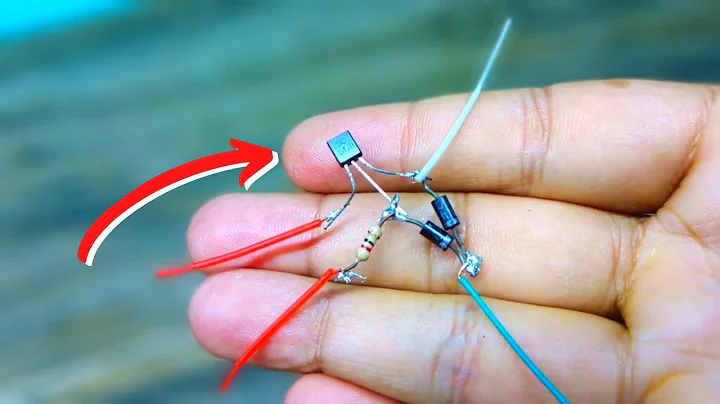 VERY USEFUL BC547 TRANSISTOR PROJECT | AUTOMATIC EMERGENCY LIGHT ON OFF AND BATTERY CHARGING