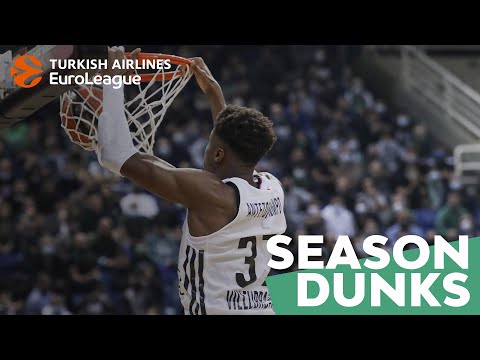 Kostas Antetokoumpo | Season Dunks | 2021-22 Turkish Airlines EuroLeague