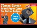 Heavy Duty Round Badge Cutter, Sticker Badge Machine Cutter, Circle Paper Cutter | AbhishekID.com