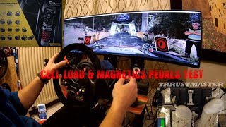 THRUSTMASTER T-LCM (load cell & magnetics) pedals TESTING