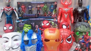 Unboxing 23 Spider-Man, Hulk smash, Captain Amerika, Automan Robot, Thanos, Batman dan Ironman