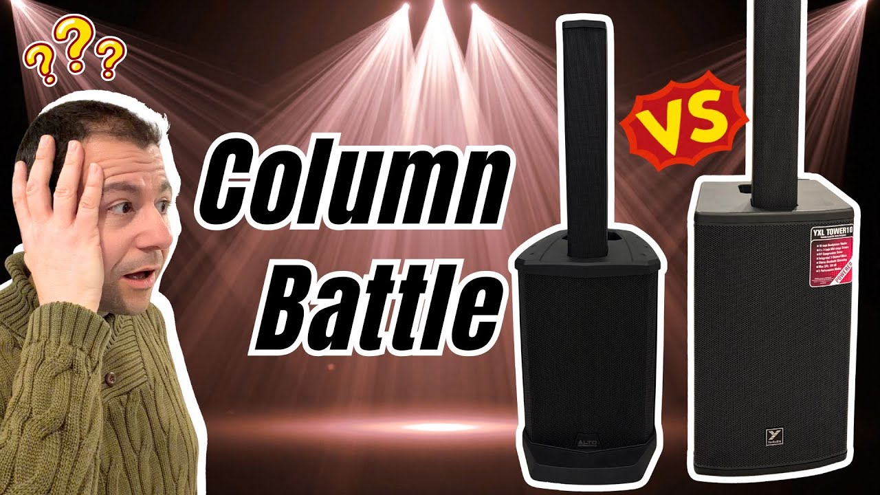Alto TS108C vs Yorkville YXL Tower10 | Column Speaker Shootout!