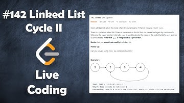 Linked List Cycle II | Live Coding with Explanation | Leetcode #142