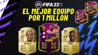 EL MEJOR EQUIPO DE FIFA 22 POR 1 MILLON DE MONEDAS CON 3 ROMPE REGLAS| HIBRIDA PREMIER-BUNDESLIGA