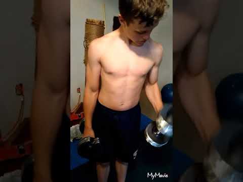13 Year Old Bodybuilder Weight Lifting At Home Youtube 13 Year Old Bodybuilder Weight Lifting At Home Youtube