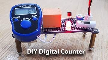 How to Make Digital Object Counter or People Counter | Digital Counter | checkout counter
