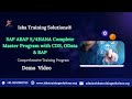 SAP ABAP Demo Video On 28th Jan 2026.Call or WhatsApp us on +91-9133190573 to Enroll