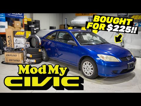 Quick and Easy HONDA CIVIC Build - PT1 (Pimp My Civic)