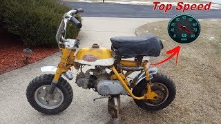 How Fast Does a Honda z50 Really Go?!!( Top Speed Test)