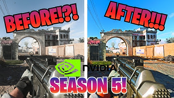 BEST NVIDIA FILTER SETTING FOR WARZONE SEASON 5! (Warzone Season 5)