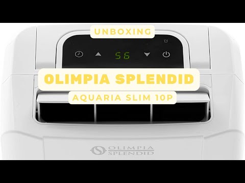 Unboxing Deumidificatore Olimpia Splendid Aquaria Slim 10P