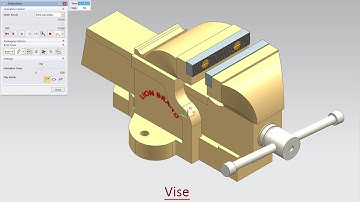 Vise - Motion Simulation (Video Tutorial)--Siemens NX