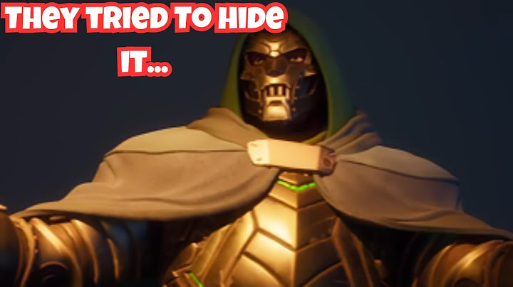 I WATCHED FORTNITE ABSOLUTE DOOM TRAILER IN 0.25X SPEED AND FOUND THIS!
