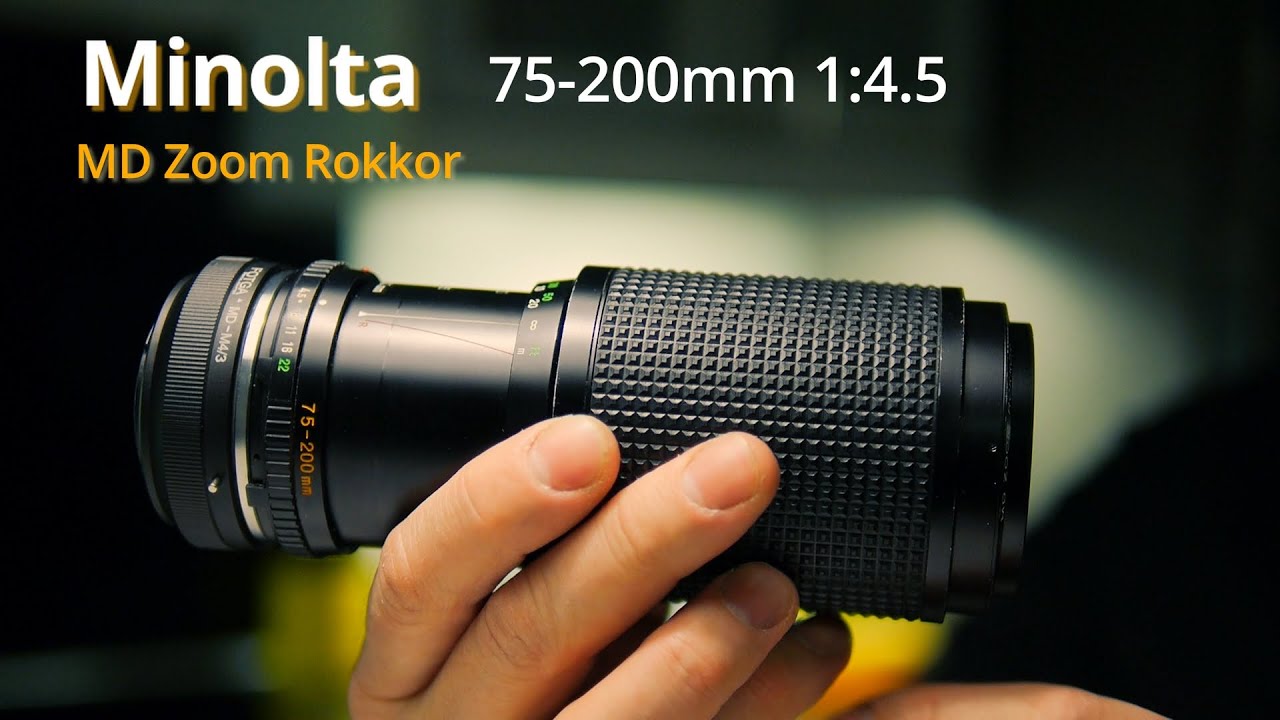 Minolta 75-200mm 1:4.5 MD Zoom Rokkor on micro4/3 - YouTube
