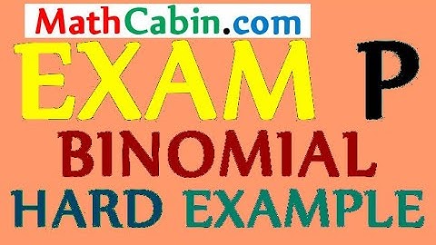 🏆SOA Exam P Binomial Distribution problem #2 ! ! ! ! !