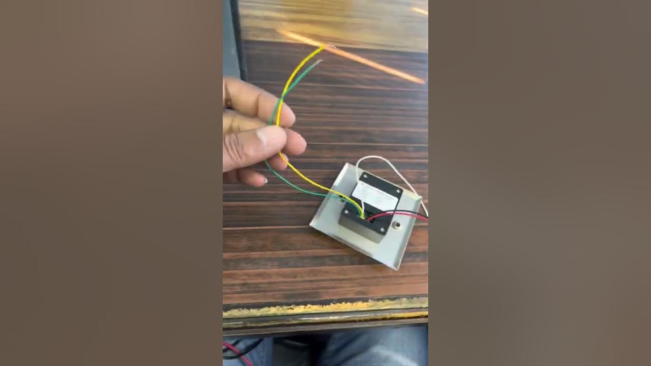 No Touch Exit button switch wiring connection (Sintech) - YouTube