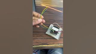 No Touch Exit button switch wiring connection (Sintech)