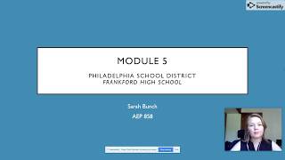 Module 5 AEP 858